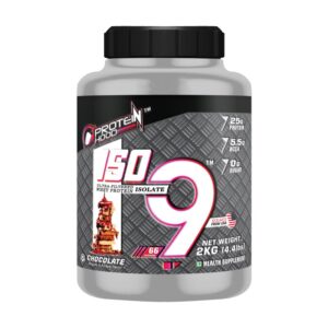 ISO 9 Whey Protein Isolate 2kg – 25g Protein & 0g Sugar | Protein Hood