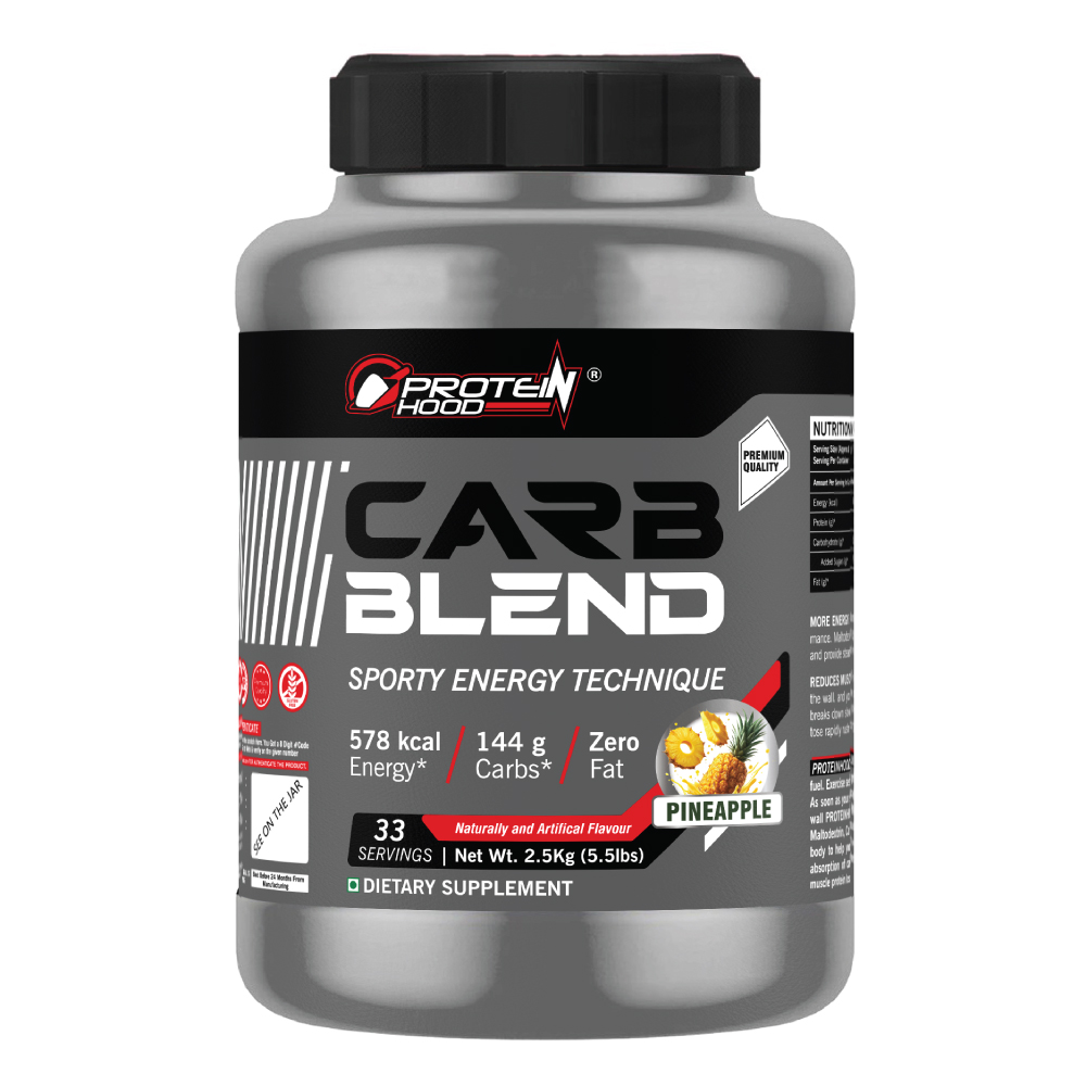 Carb Blend 2.5kg – Sporty Energy Formula 578 Kcal | Protein Hood
