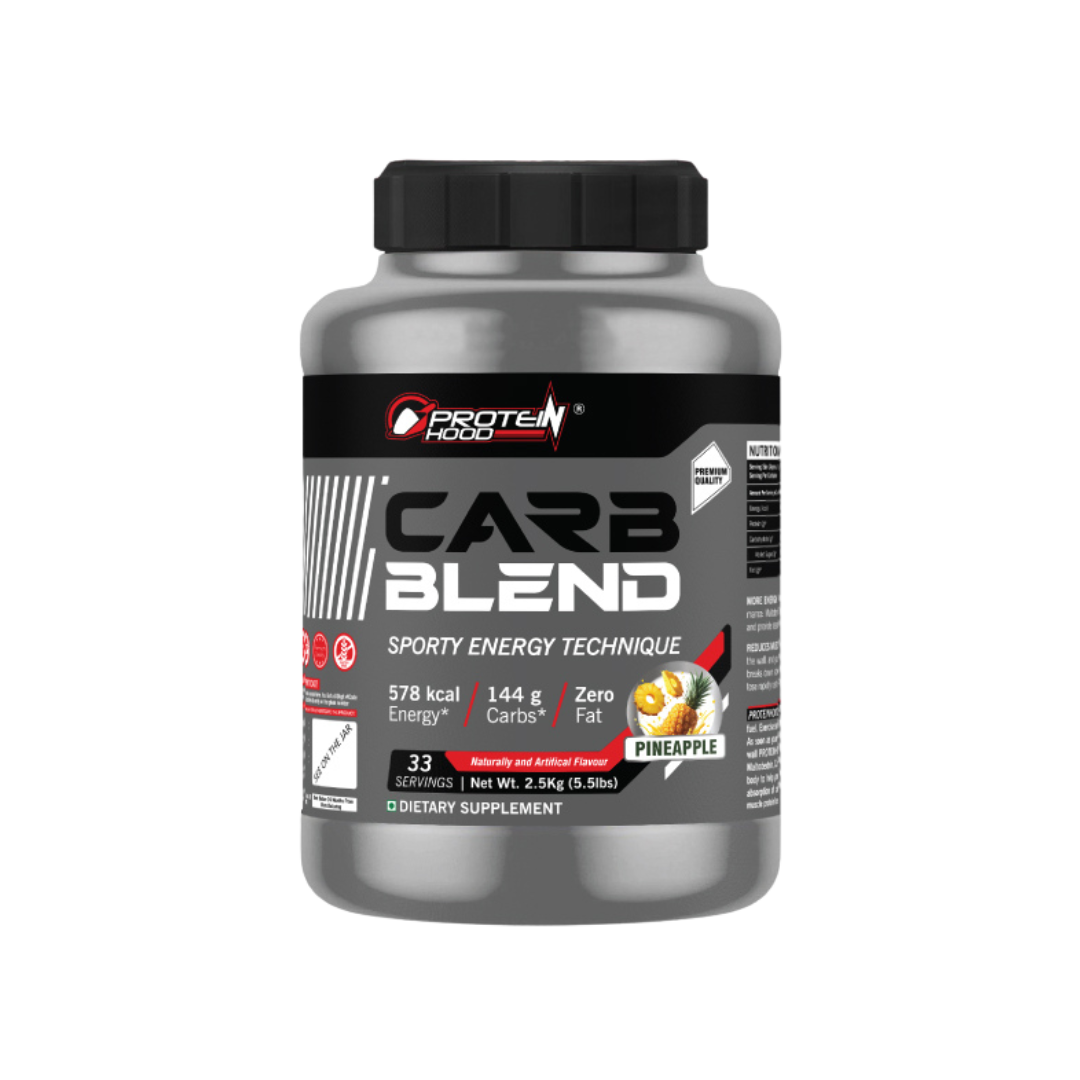 Carb Blend 2.5kg – Sporty Energy Formula 578 Kcal | Protein Hood
