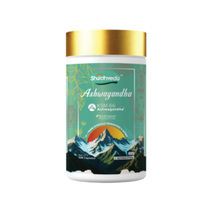 Shochveda Ashwagandha KSM-66® 60 Capsules with BioPerine® | Stress Relief & Strength