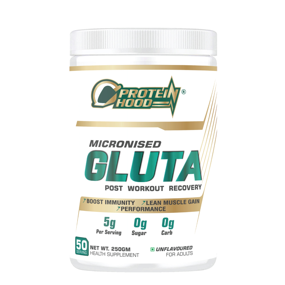 Gluta Micronised 5g Glutamine Per Serving – 250g | Protein Hood