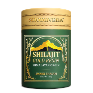 Shodhveda™ Shilajit Gold Resin 20g – Himalayan Origin with Swarn Bhasam | Protein Hood
